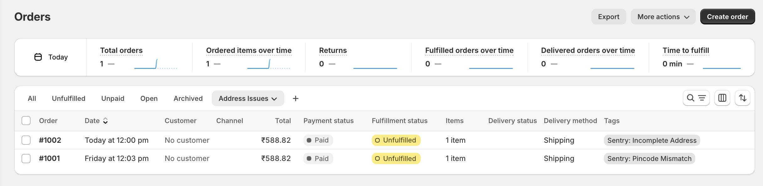 Analytics Dashboard